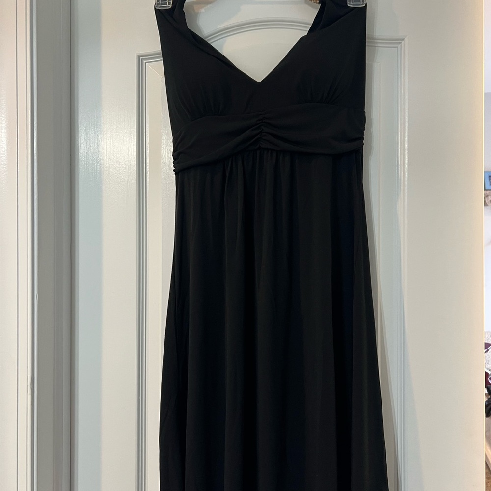 Claudia Richard Elegant Black Maxi Dress